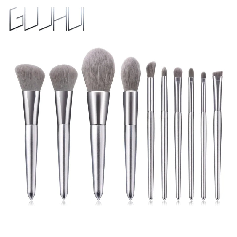 eye shadow makeup  Shadow Makeup Brushes Silver  beauty routine produa