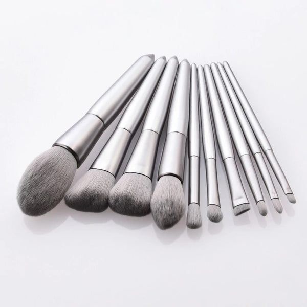 eye shadow makeup  Shadow Makeup Brushes Silver  beauty routine produa